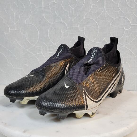 Nike Mens Vapor Edge Pro 360 Football Cleats Size 7.5 Black White AO8277-001 - Picture 3 of 14